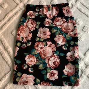 Bohme Floral Pencil Skirt